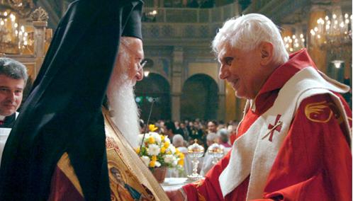 Benedict XVI Honored by Eastern Orthodox Hierarchs