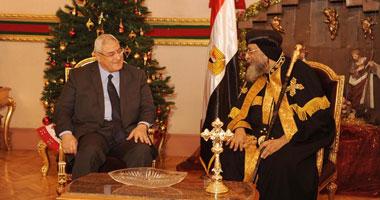 President receives Pope Tawadros II & delegation